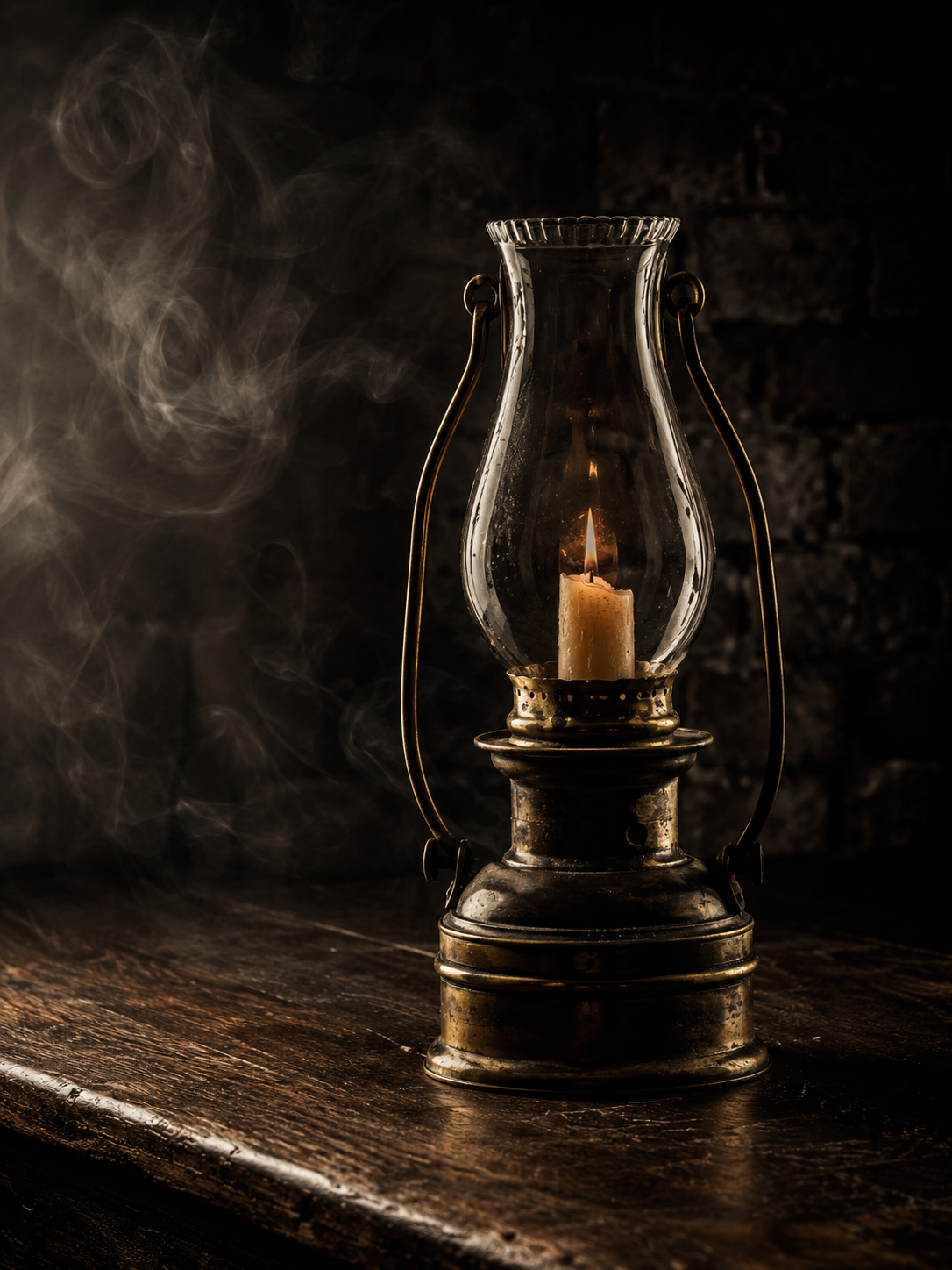 Industrial Vintage Metal Kerosene-Lamp Candle