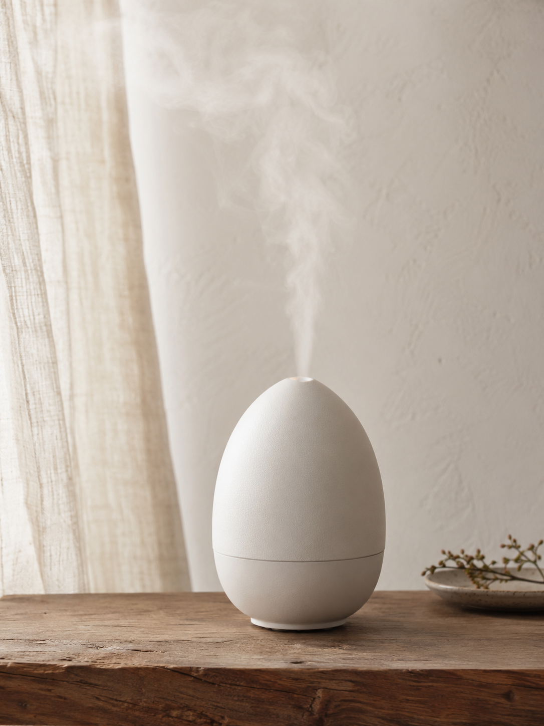 Minimalist Nordic Ceramic Egg-Shaped Diffuser