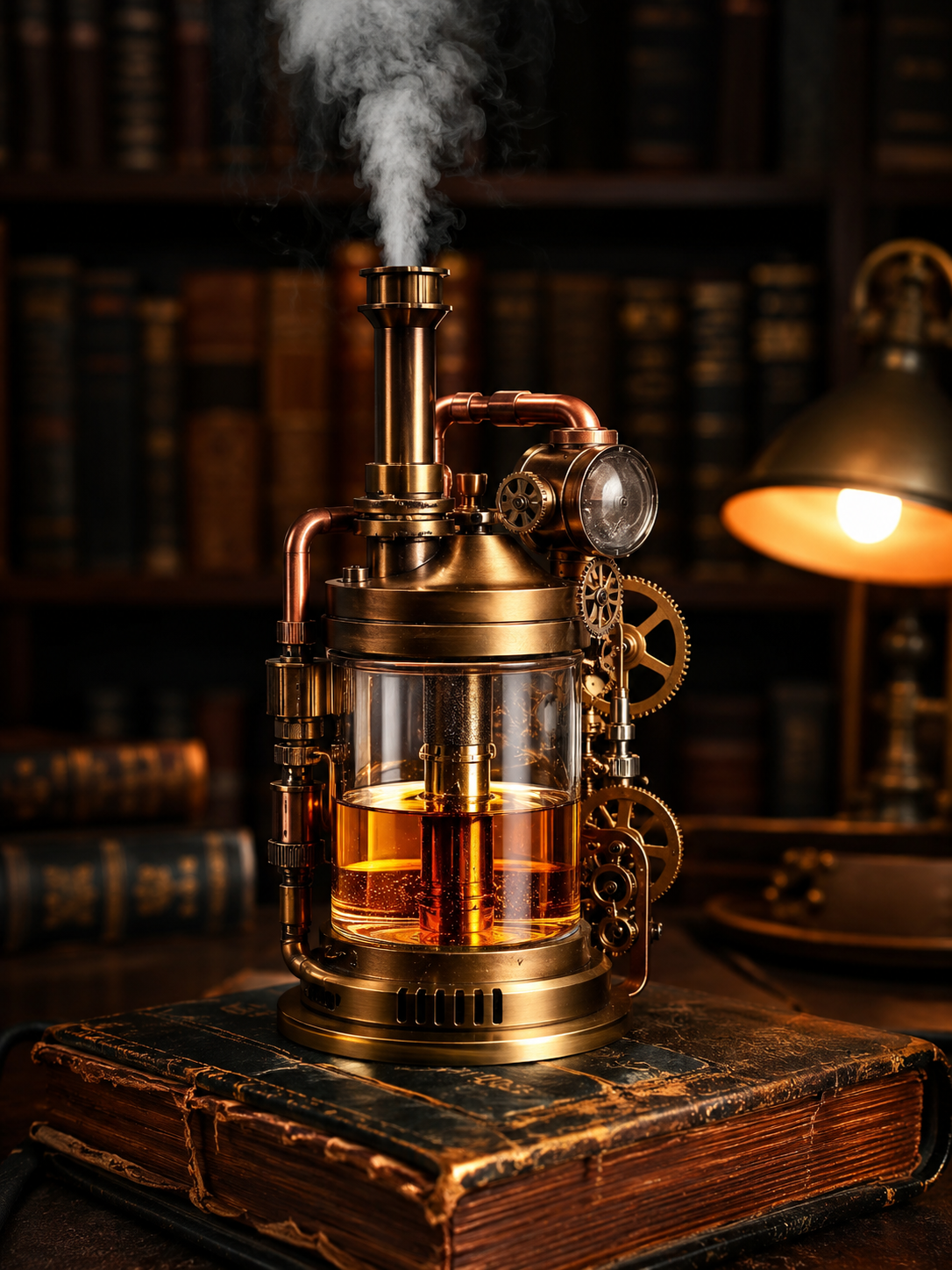 Steampunk Mechanical Gear Diffuser